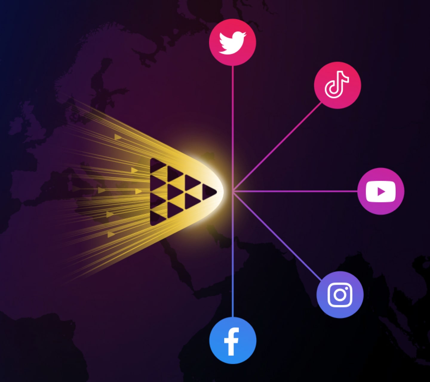 Media buying reach across social platforms